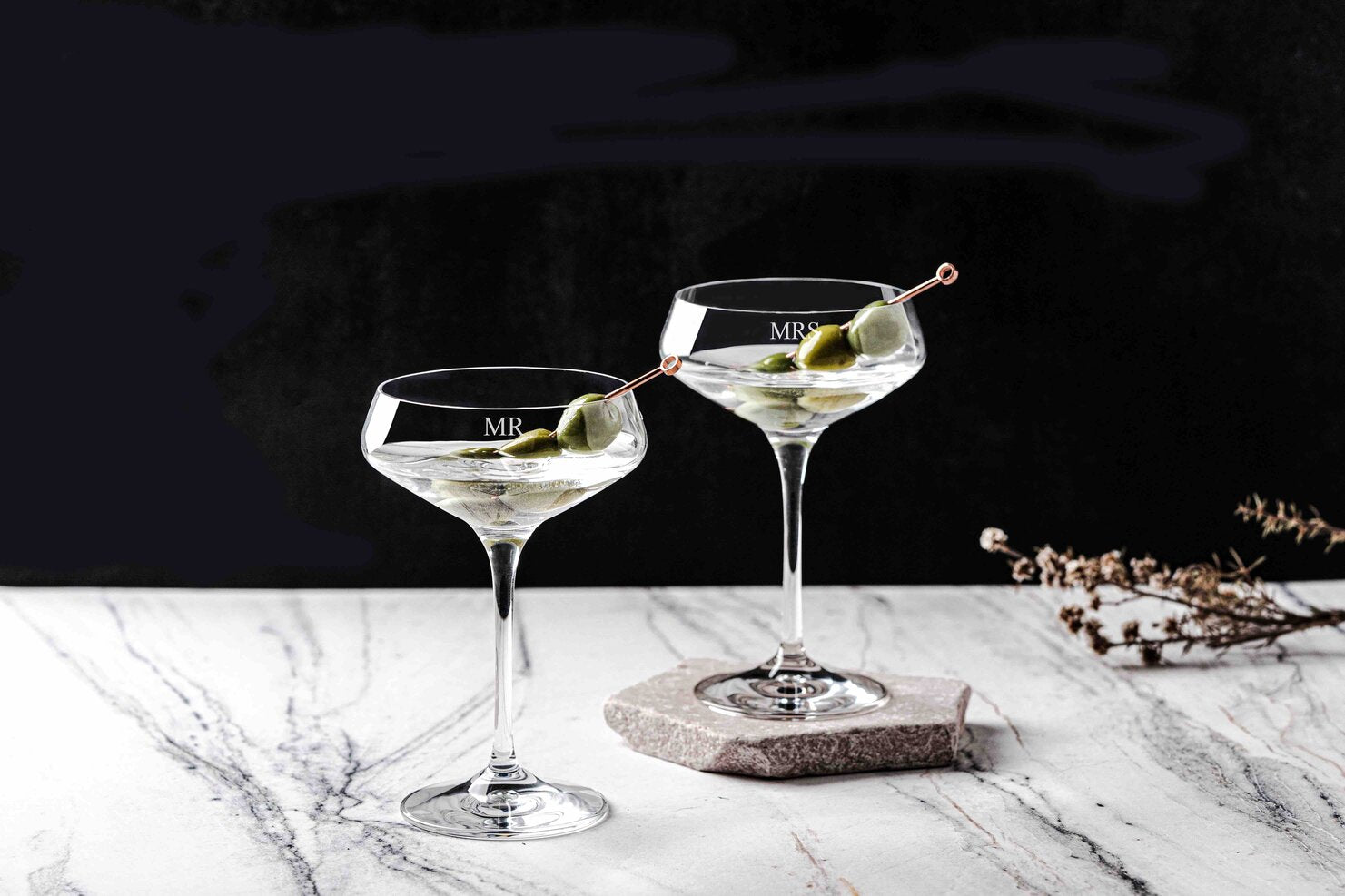 Nouvelle Glass Personalised Florence Martini Glass