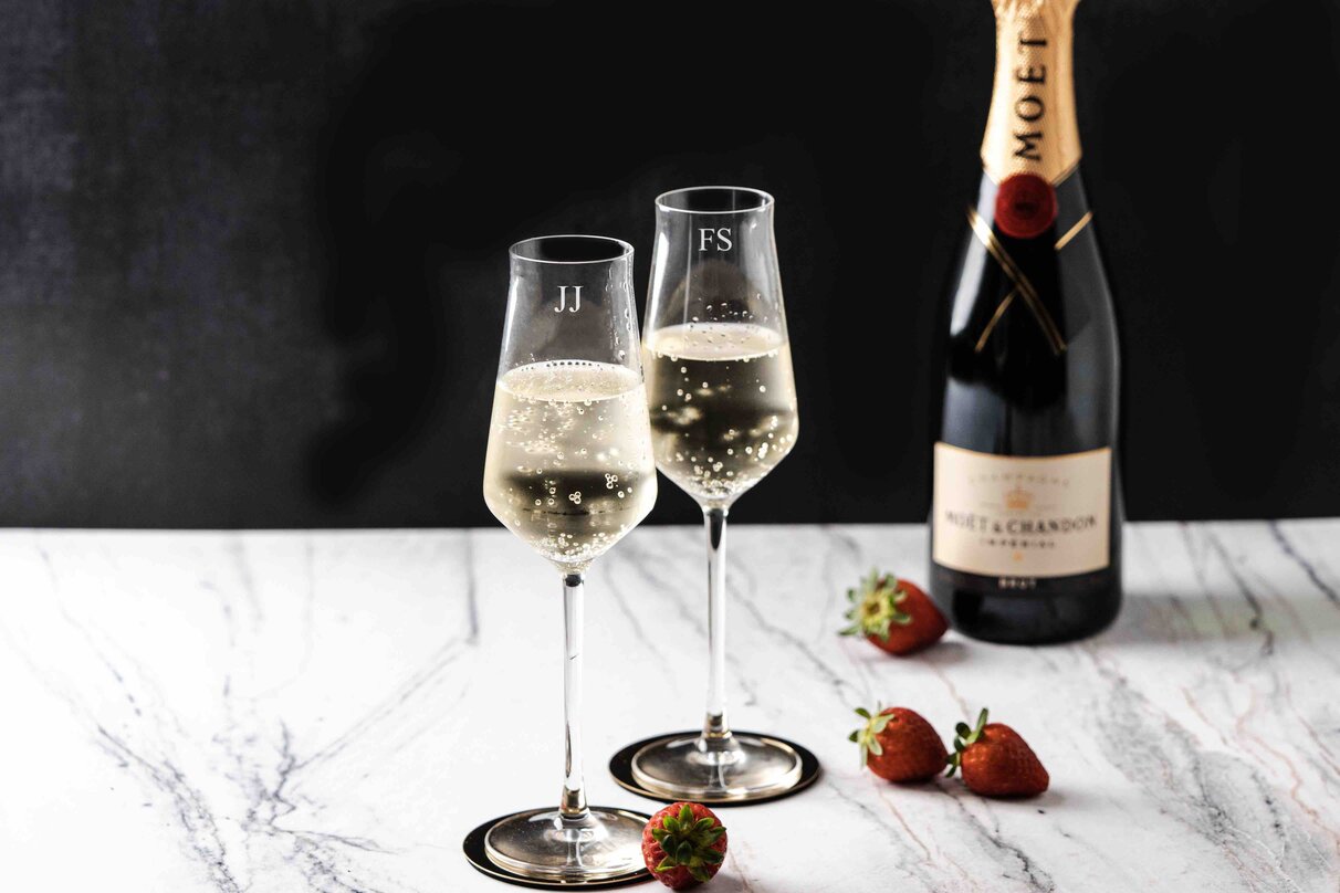 Nouvelle Glass Personalised Engraved Glassware Chamapgne