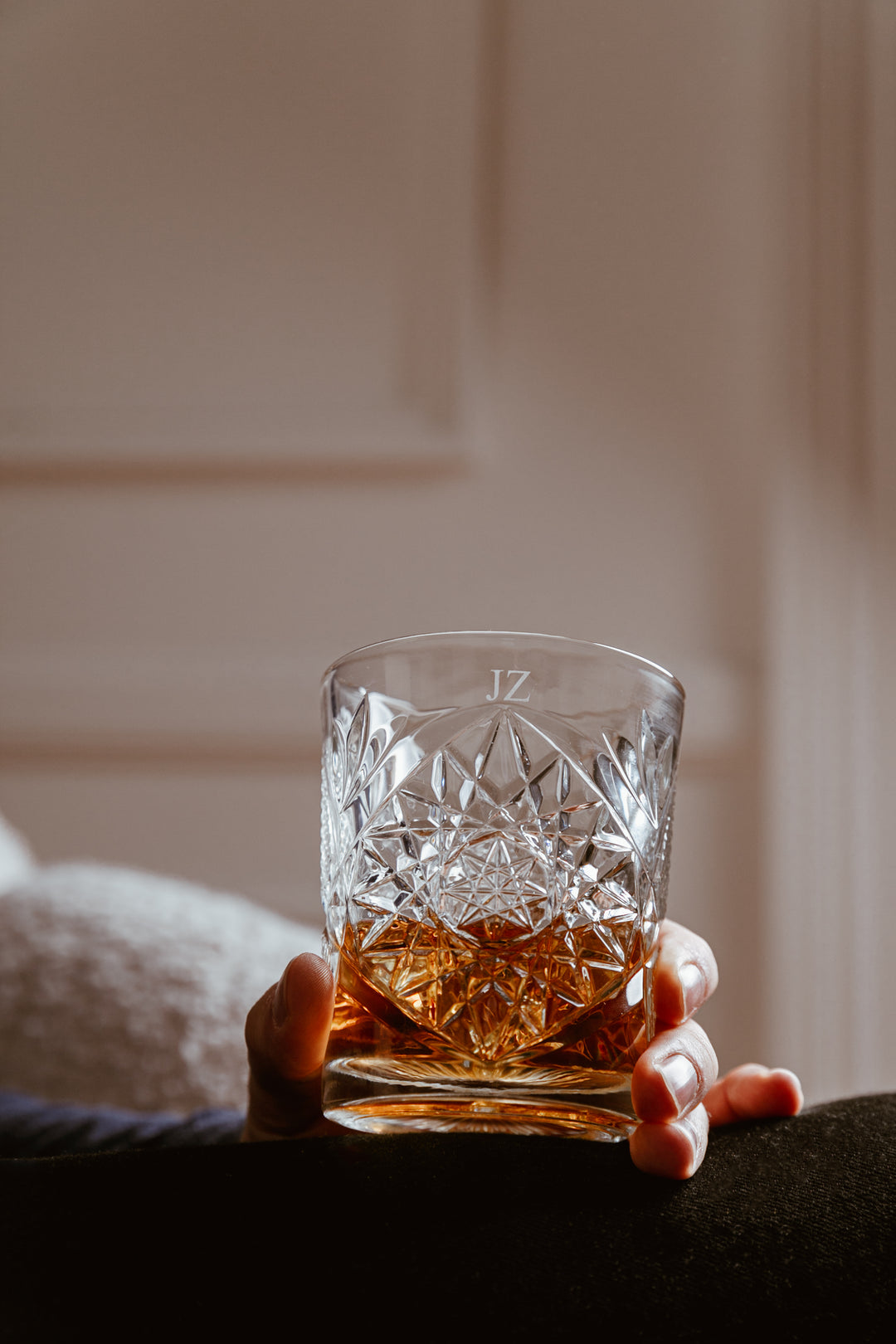 Engraved Whisky Glass neat whiskey